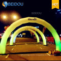 Benutzerdefinierte beleuchtete LED Start Finishing Line Infatable Archway Werbung Arches